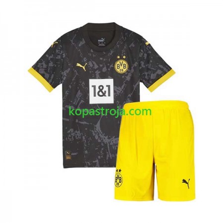 Billiga Fotbollströjor Borussia Dortmund Barn Borta tröja 2023/24 Kortärmad